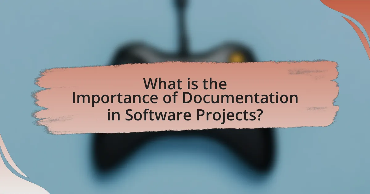 What is the Importance of Documentation in Software Projects?